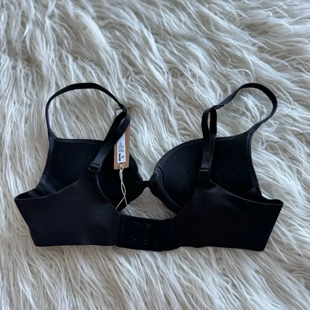 Skims Ultimate Push up Plunge Bra Onyx Size 34A - Picture 5 of 6